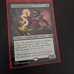 Warren Soultrader Card - Red Border